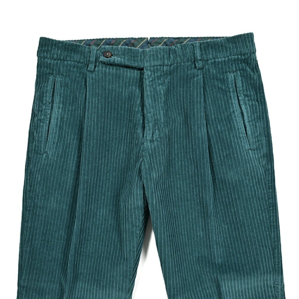 SALE｜BERWICH RETRO ストレッチコットン 太畝コーデュロイワンタックスラックス｜413034 - 44｜GUARDAROBA MILANO OFFICIAL STORE