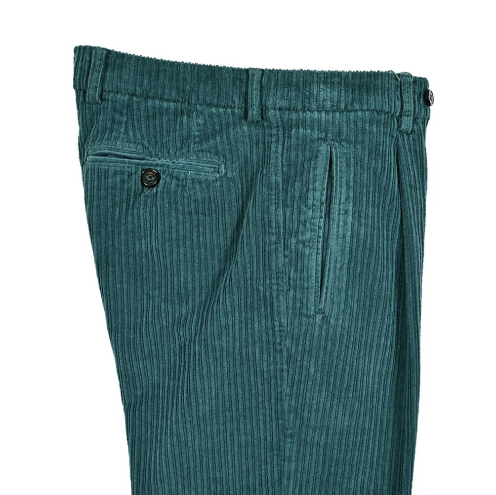SALE｜BERWICH RETRO ストレッチコットン 太畝コーデュロイワンタックスラックス｜413034 - 44｜GUARDAROBA MILANO OFFICIAL STORE
