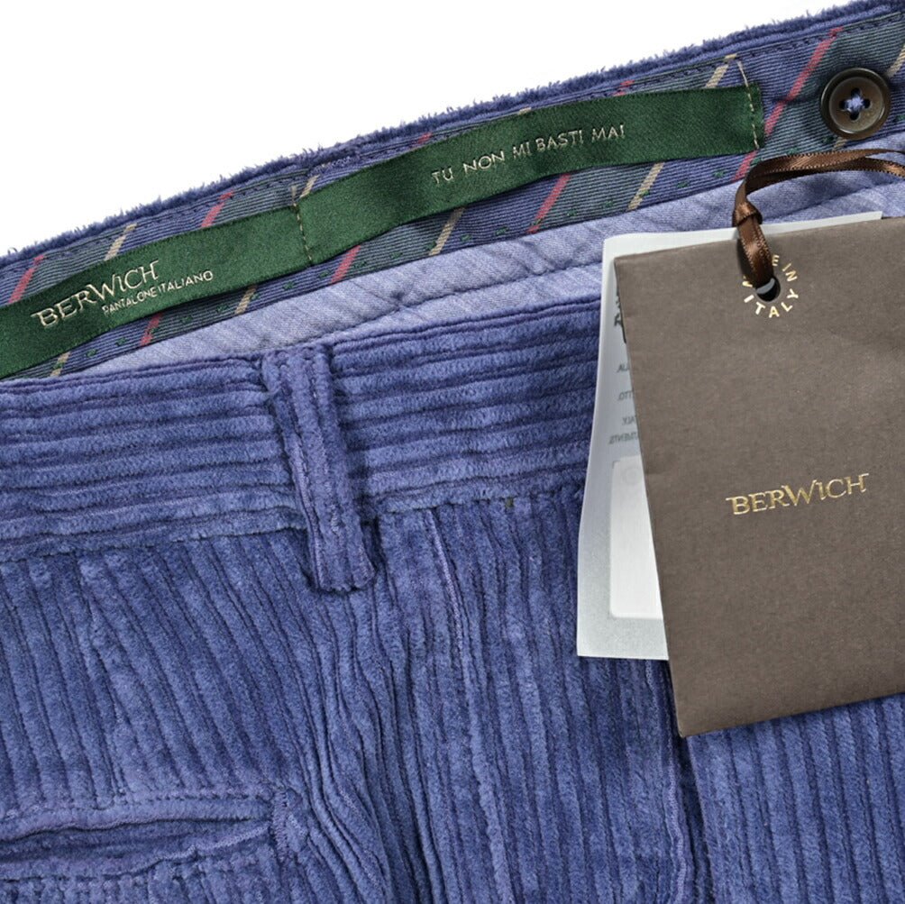 SALE｜BERWICH RETRO ストレッチコットン 太畝コーデュロイワンタックスラックス｜413143 - 48｜GUARDAROBA MILANO OFFICIAL STORE