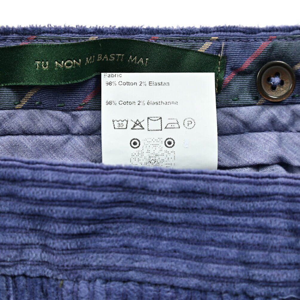 SALE｜BERWICH RETRO ストレッチコットン 太畝コーデュロイワンタックスラックス｜413143 - 48｜GUARDAROBA MILANO OFFICIAL STORE