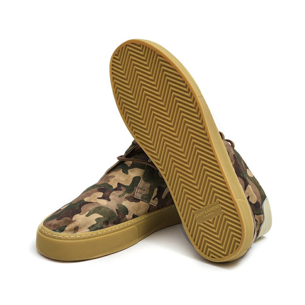 SAINT LAURENT VENICE LACE UP SNEAKER ミドルカットシューズ｜377311 - 41｜GUARDAROBA MILANO OFFICIAL STORE