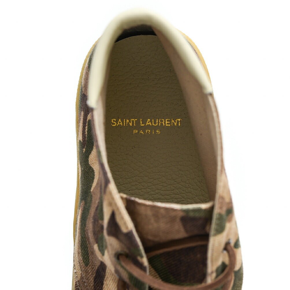 SAINT LAURENT VENICE LACE UP SNEAKER ミドルカットシューズ｜377311 - 41｜GUARDAROBA MILANO OFFICIAL STORE