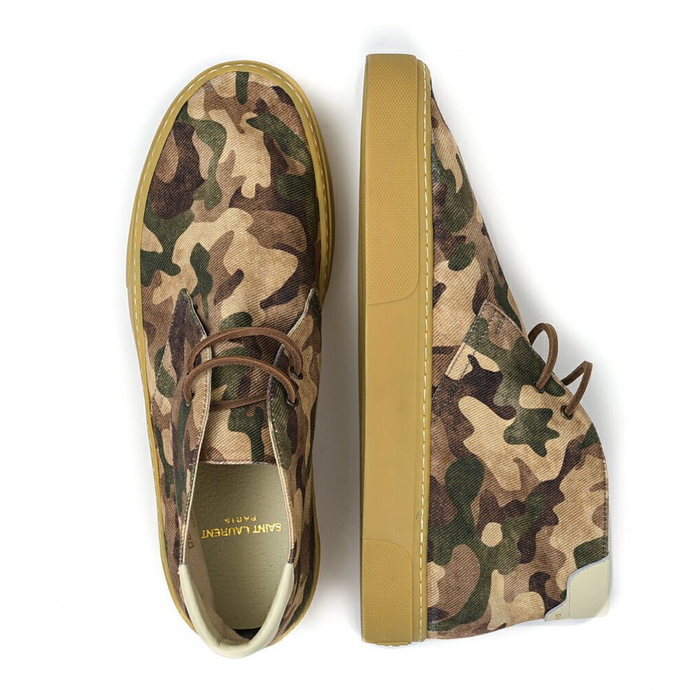 SAINT LAURENT VENICE LACE UP SNEAKER ミドルカットシューズ｜377311 - 41｜GUARDAROBA MILANO OFFICIAL STORE