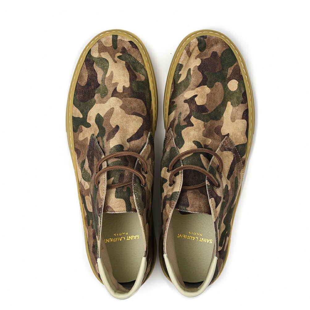 SAINT LAURENT VENICE LACE UP SNEAKER ミドルカットシューズ｜377311 - 41｜GUARDAROBA MILANO OFFICIAL STORE