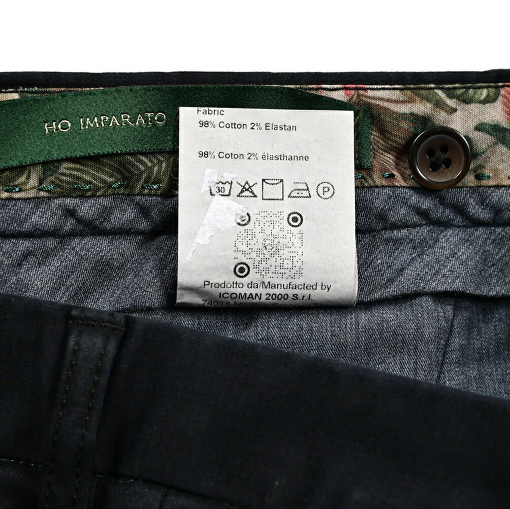 SALE｜BERWICH ストレッチコットン ノータックチノスラックス｜412054 - 52｜GUARDAROBA MILANO OFFICIAL STORE