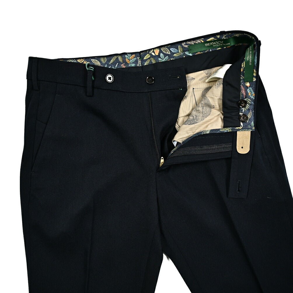 SALE｜BERWICH ストレッチウールコットン ノータックチノスラックス｜412020 - 50｜GUARDAROBA MILANO OFFICIAL STORE
