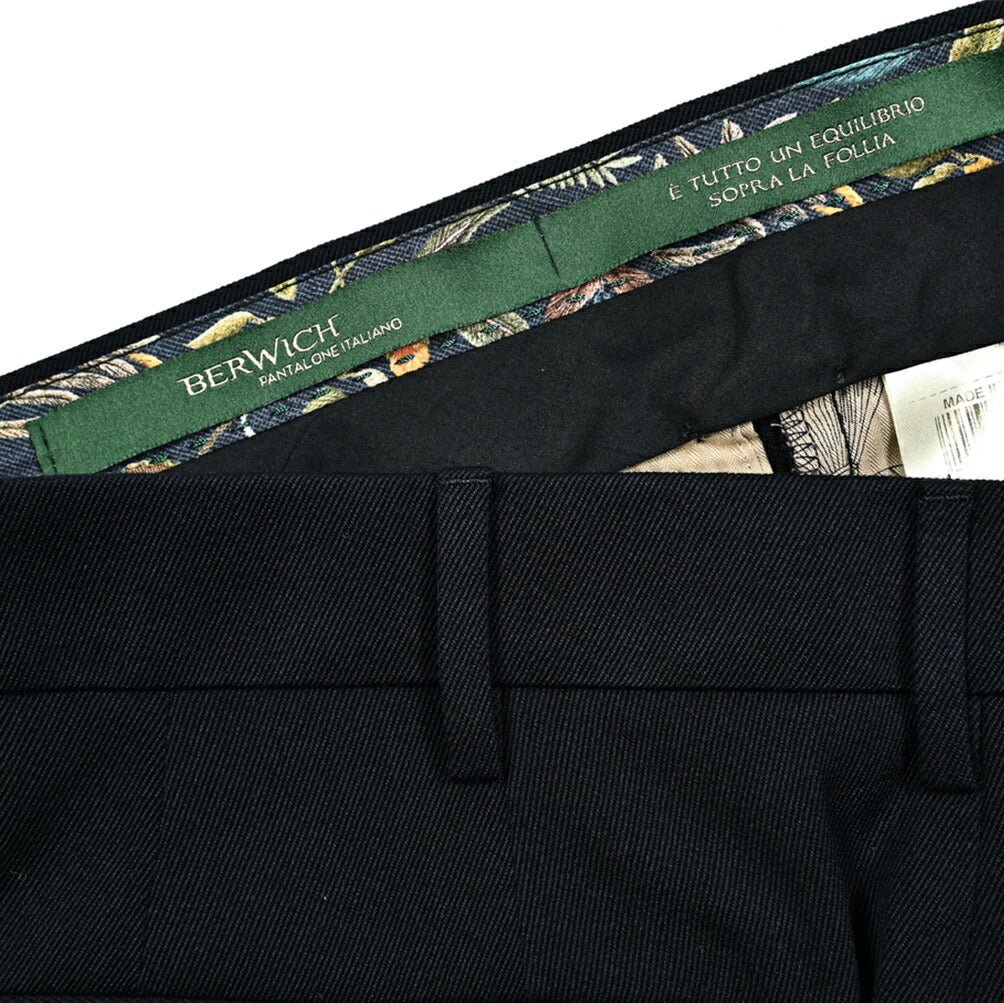 SALE｜BERWICH ストレッチウールコットン ノータックチノスラックス｜412020 - 50｜GUARDAROBA MILANO OFFICIAL STORE