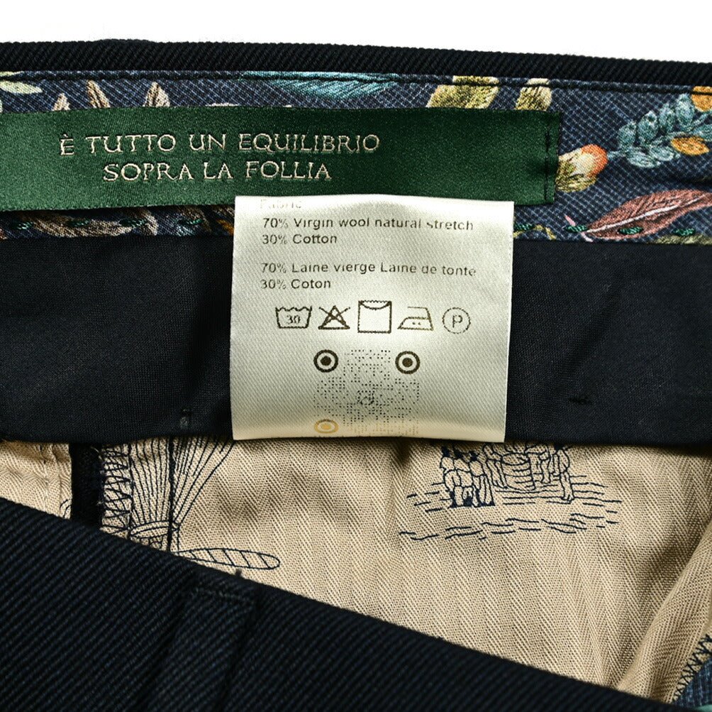 SALE｜BERWICH ストレッチウールコットン ノータックチノスラックス｜412020 - 50｜GUARDAROBA MILANO OFFICIAL STORE