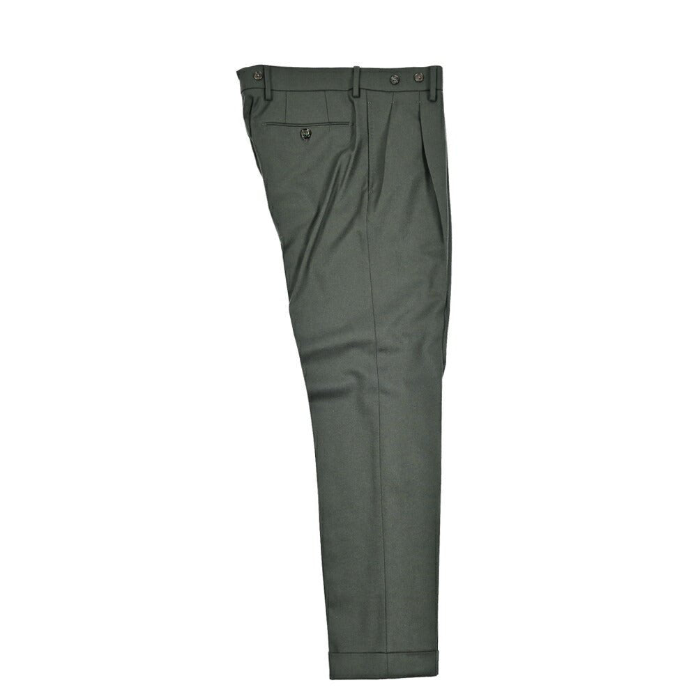 SALE｜BERWICH BARBER ウール100% ツータックスラックス｜414350｜GUARDAROBA MILANO OFFICIAL STORE