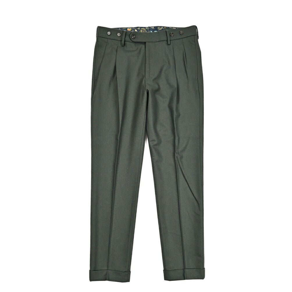 SALE｜BERWICH BARBER ウール100% ツータックスラックス｜414350｜GUARDAROBA MILANO OFFICIAL STORE