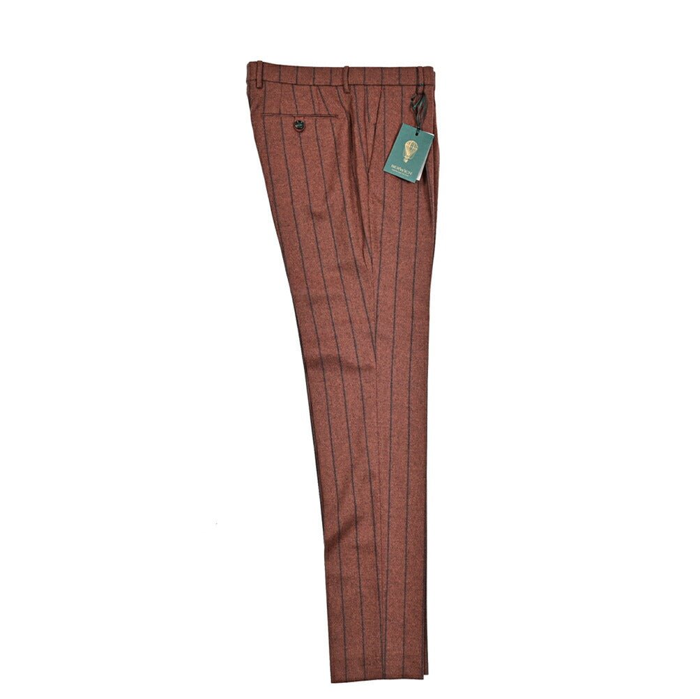 SALE｜BERWICH MORELLO ヴァージンウール100% ワンタックスラックス｜413375 - 46｜GUARDAROBA MILANO OFFICIAL STORE