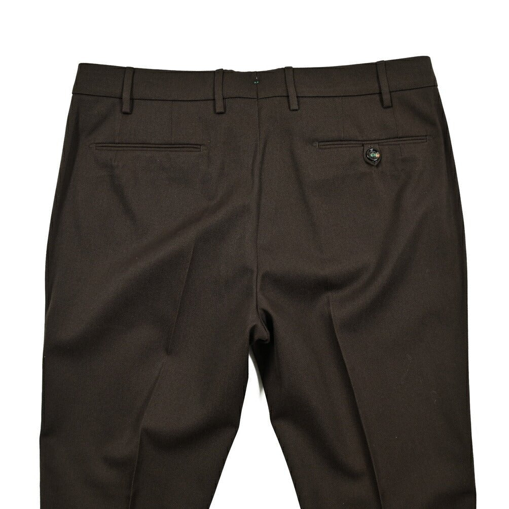SALE｜BERWICH MORELLO ストレッチウールコットン ノータックスラックス｜412102 - 50｜GUARDAROBA MILANO OFFICIAL STORE
