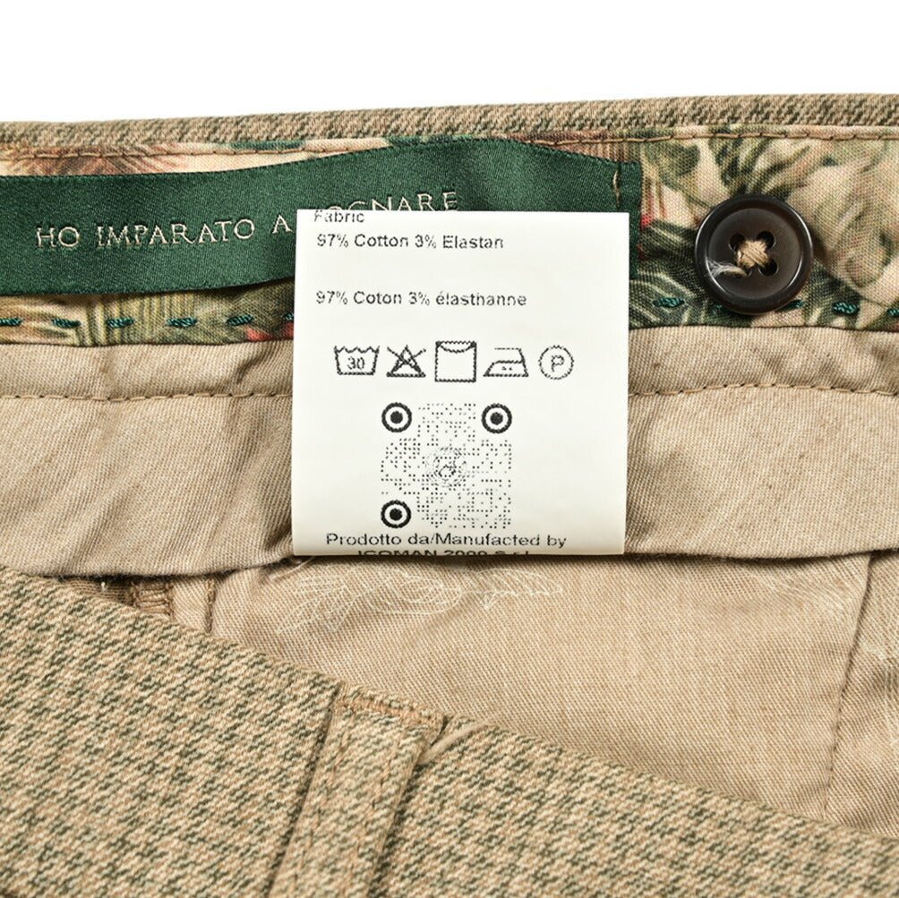 SALE｜BERWICH MORELLO ストレッチコットン ノータックチノスラックス｜412192 - 46｜GUARDAROBA MILANO OFFICIAL STORE