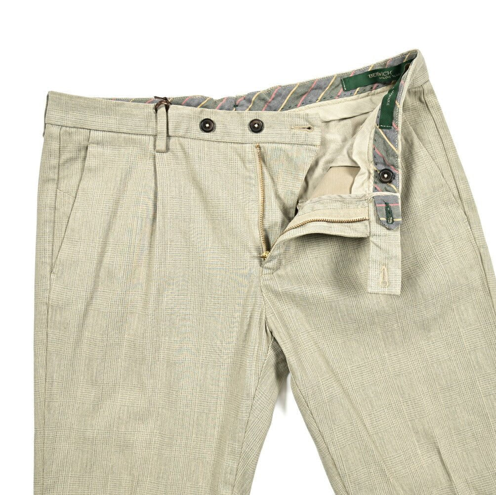 SALE｜BERWICH MORELLO ストレッチコットン ワンタックスラックス｜412083 - 48｜GUARDAROBA MILANO OFFICIAL STORE