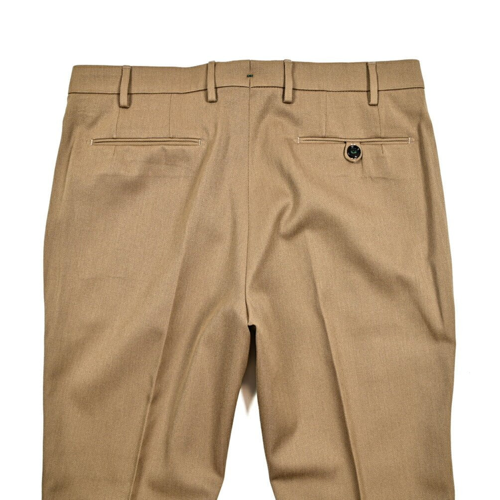 SALE｜BERWICH MORELLO ヴァージンウールコットン ノータックスラックス｜411647 - 48｜GUARDAROBA MILANO OFFICIAL STORE