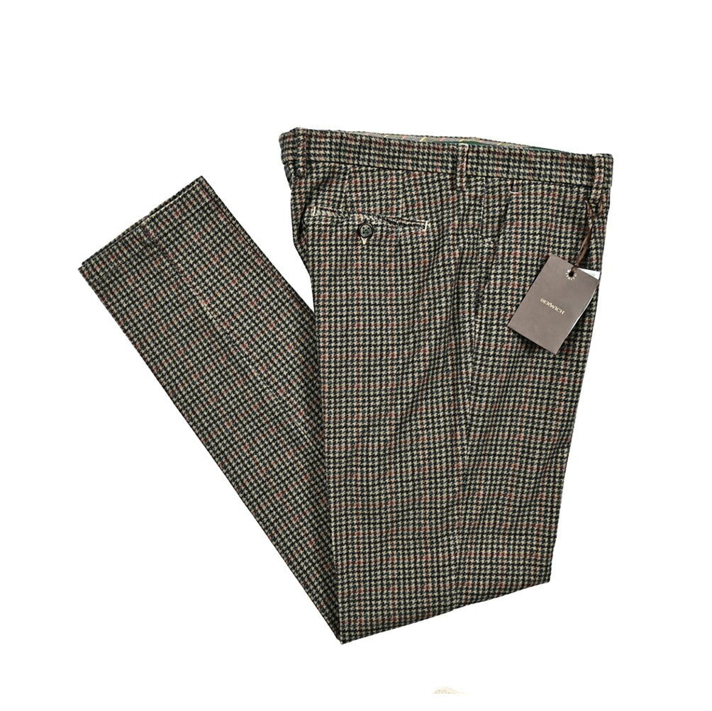 BERWICH MORELLO ストレッチコットン ワンタックスラックス｜411987 - 50｜GUARDAROBA MILANO OFFICIAL STORE