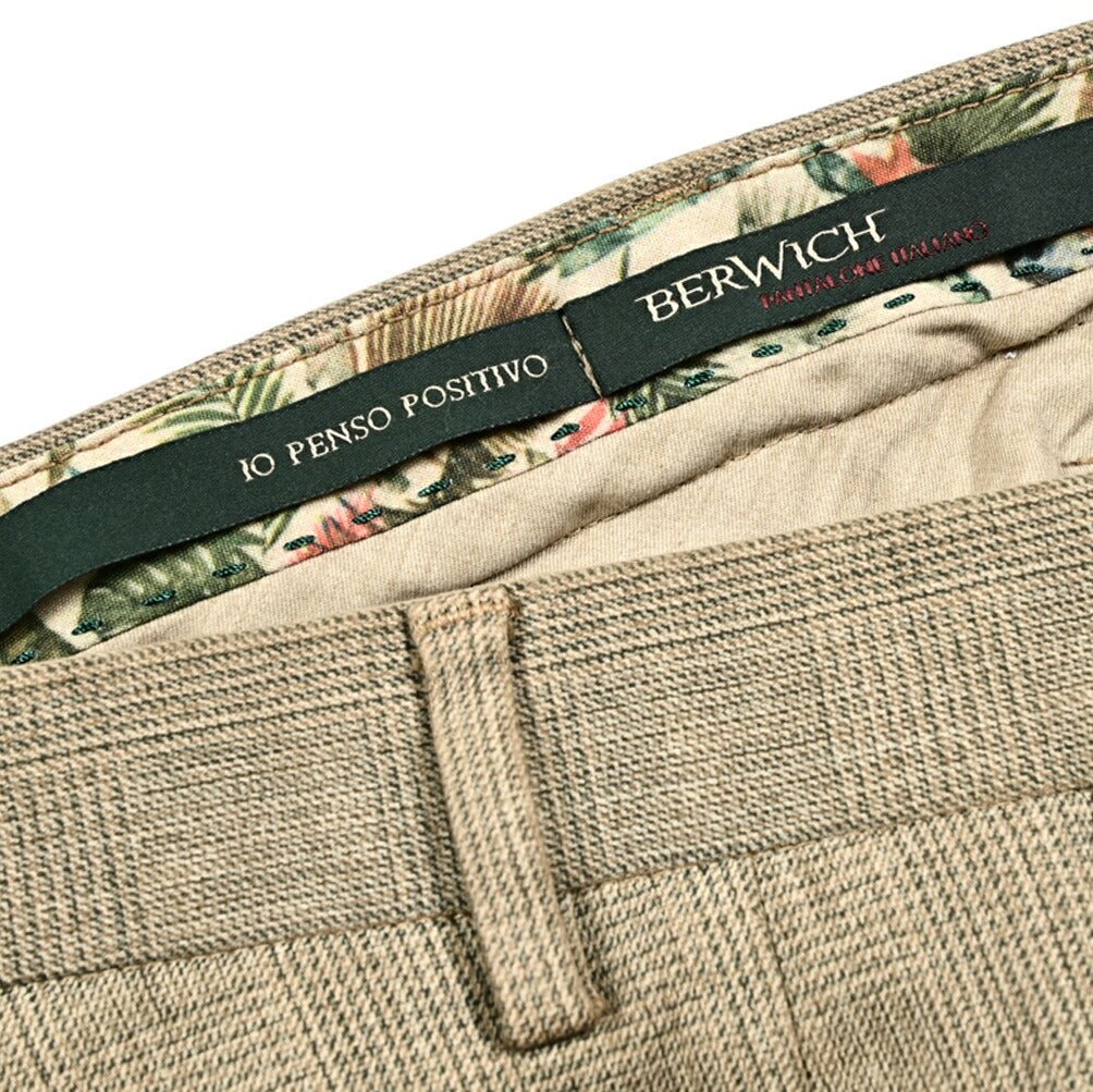 SALE｜BERWICH MORELLO ストレッチコットン ノータックスラックス｜412207 - 46｜GUARDAROBA MILANO OFFICIAL STORE