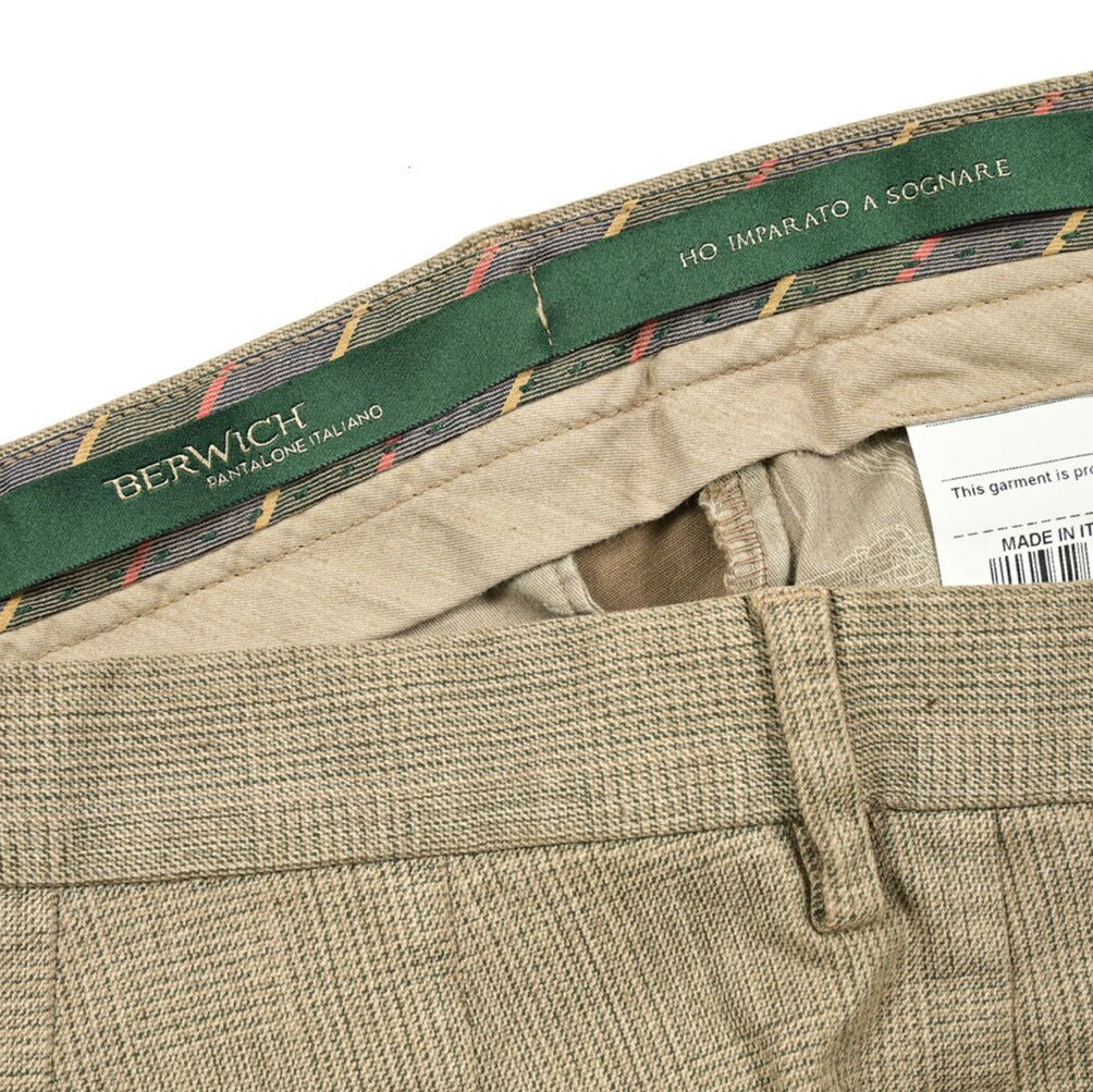 SALE｜BERWICH MORELLO ストレッチコットン ワンタックスラックス｜412075 - 46｜GUARDAROBA MILANO OFFICIAL STORE