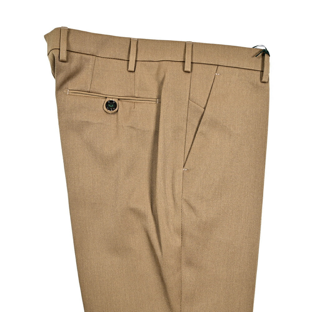 SALE｜BERWICH MORELLO ヴァージンウールコットン ノータックスラックス｜411647 - 48｜GUARDAROBA MILANO OFFICIAL STORE