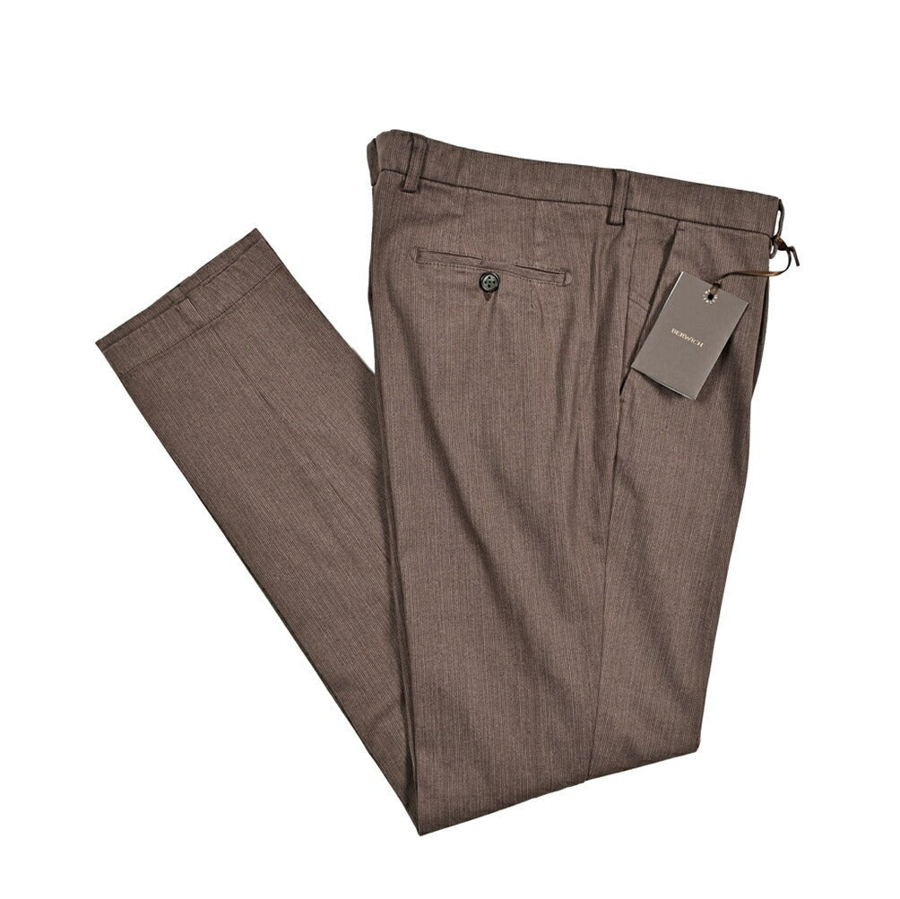 BERWICH MORELLO ストレッチコットン ワンタックスラックス｜411978 - 50｜GUARDAROBA MILANO OFFICIAL STORE