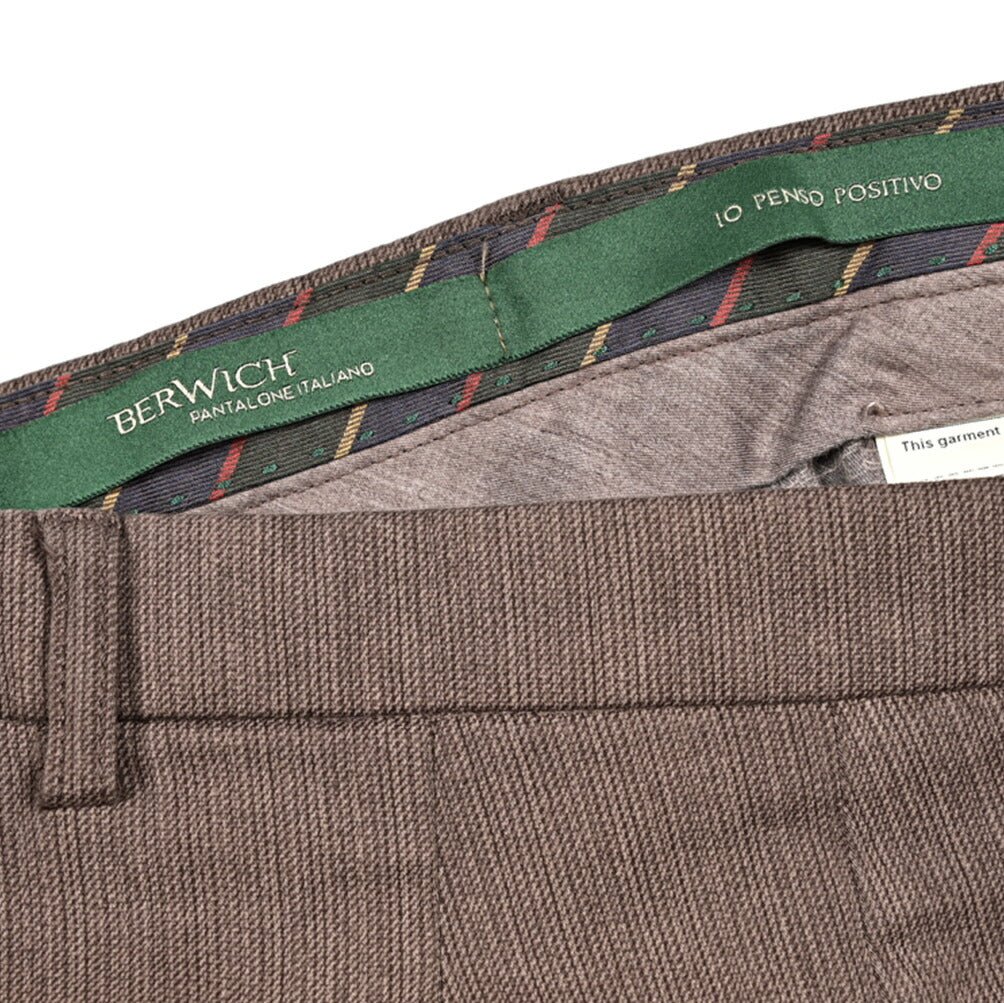 SALE｜BERWICH MORELLO ストレッチコットン ワンタックスラックス｜411978 - 50｜GUARDAROBA MILANO OFFICIAL STORE