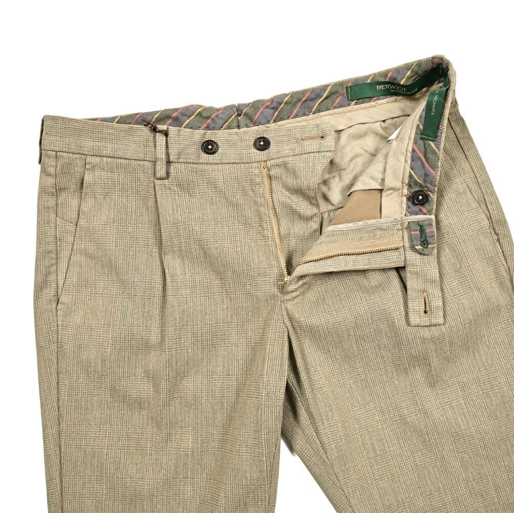 SALE｜BERWICH MORELLO ストレッチコットン ワンタックスラックス｜412075 - 46｜GUARDAROBA MILANO OFFICIAL STORE