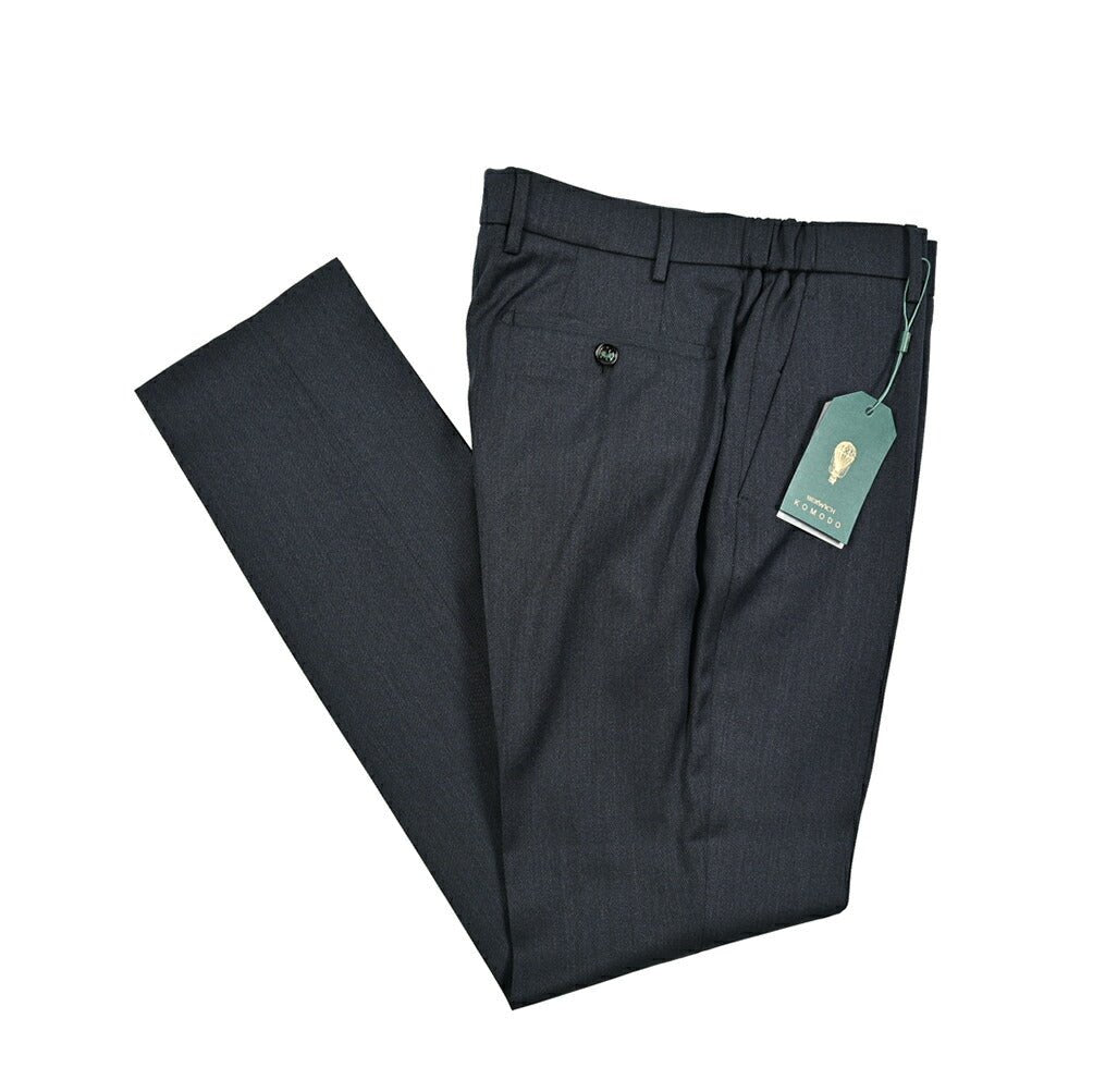 BERWICH MORELLO ストレッチウール ノータックスラックス｜411981 - 46｜GUARDAROBA MILANO OFFICIAL STORE