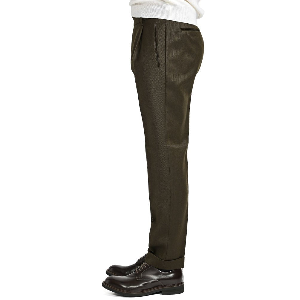 SALE｜BERWICH RETRO ヴァージンウール100% ワンタックスラックス｜411844 - 46｜GUARDAROBA MILANO OFFICIAL STORE