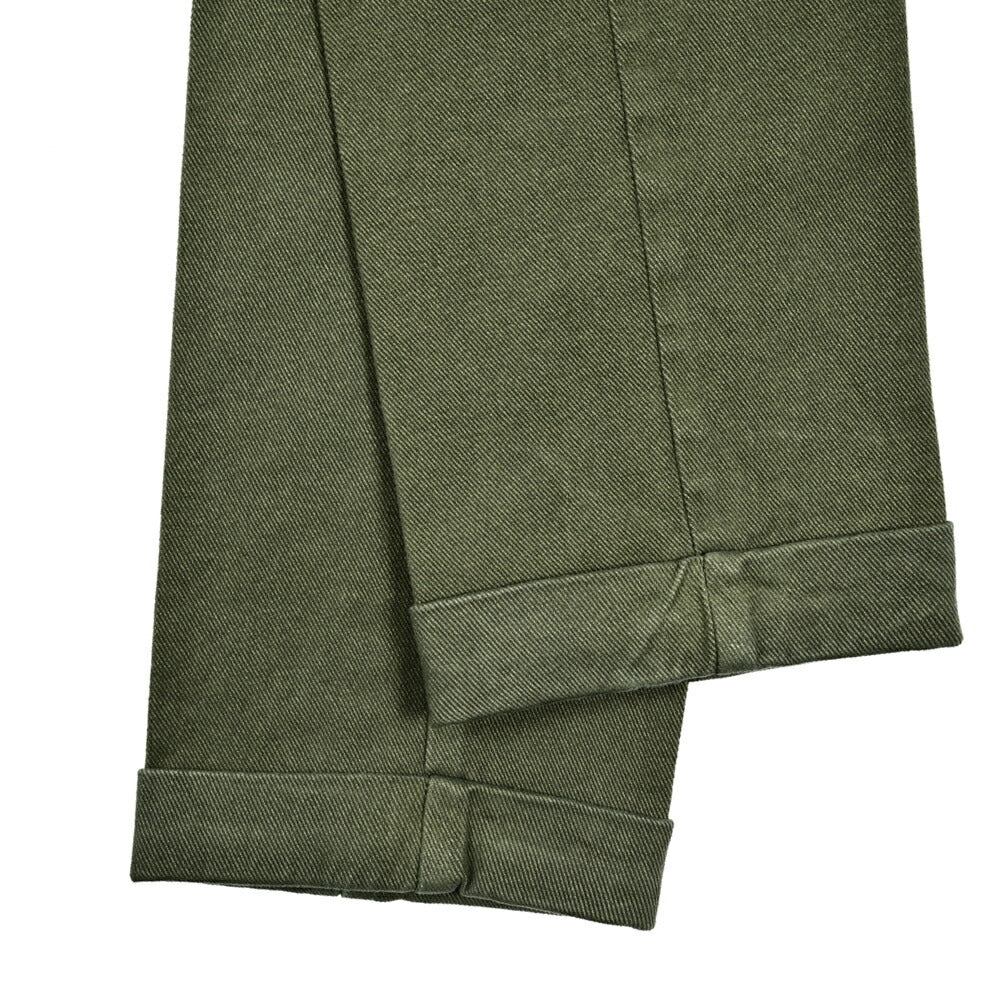 SALE｜BERWICH RETRO ストレッチコットン ワンタックチノスラックス｜412288 - 52｜GUARDAROBA MILANO OFFICIAL STORE