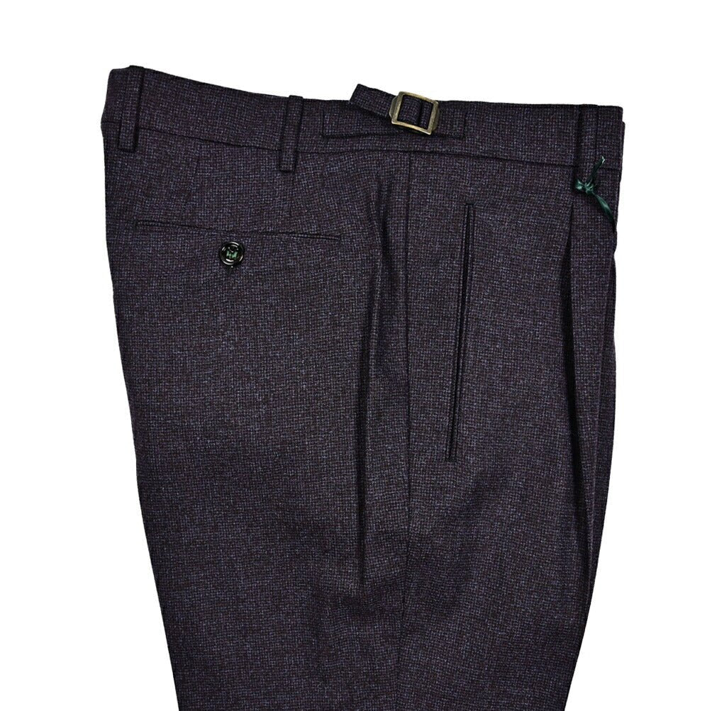 SALE｜BERWICH RETRO ストレッチウール ワンタックスラックス｜411593 - 48｜GUARDAROBA MILANO OFFICIAL STORE