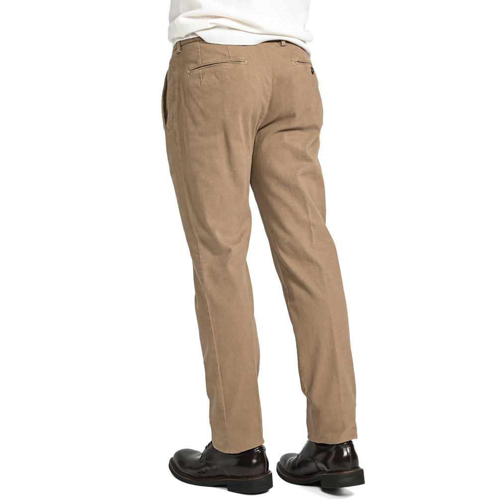 SALE｜BERWICH RETRO ストレッチコットン ワンタックチノスラックス｜411683 - 46｜GUARDAROBA MILANO OFFICIAL STORE