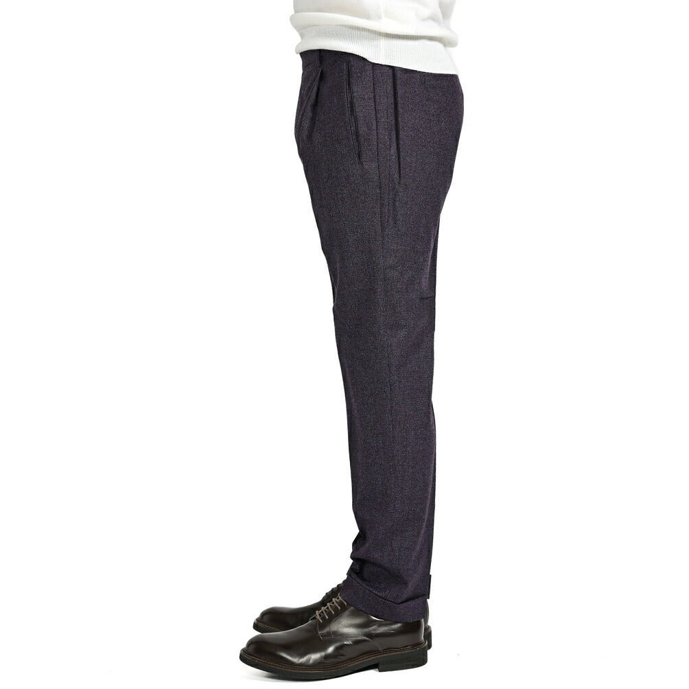 SALE｜BERWICH RETRO ストレッチウール ワンタックスラックス｜411593 - 48｜GUARDAROBA MILANO OFFICIAL STORE