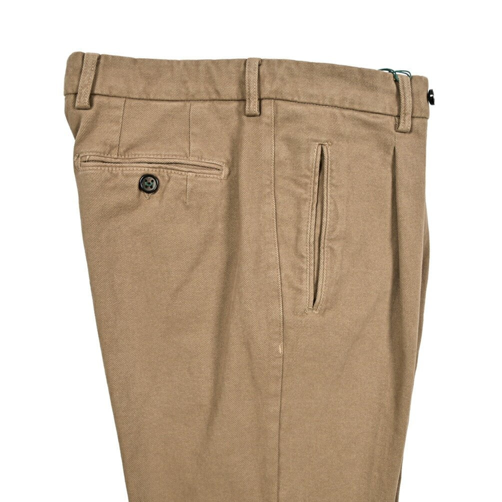 SALE｜BERWICH RETRO ストレッチコットン ワンタックチノスラックス｜411683 - 46｜GUARDAROBA MILANO OFFICIAL STORE