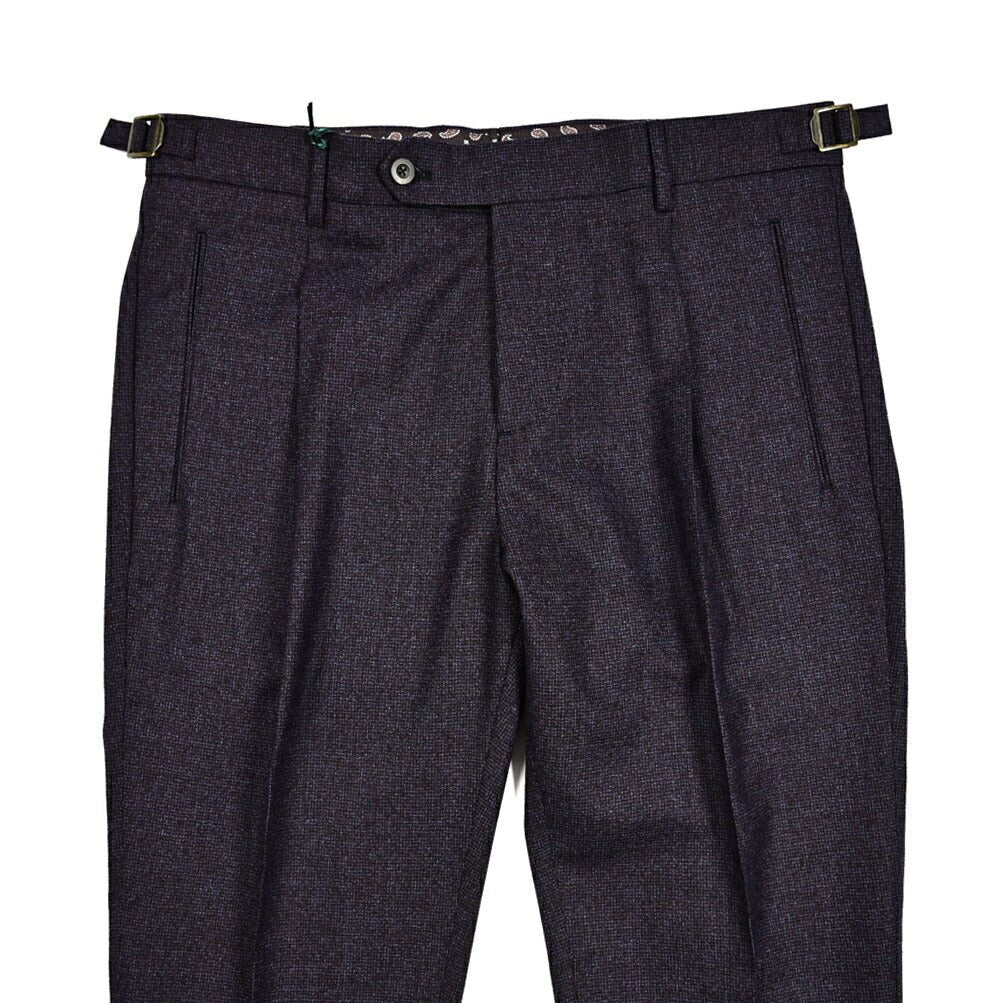 SALE｜BERWICH RETRO ストレッチウール ワンタックスラックス｜411593 - 48｜GUARDAROBA MILANO OFFICIAL STORE