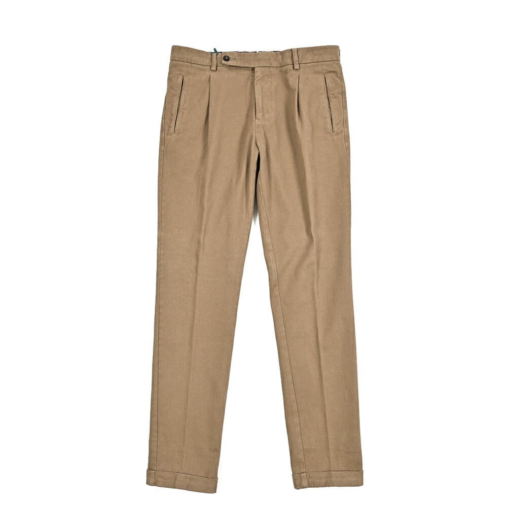 SALE｜BERWICH RETRO ストレッチコットン ワンタックチノスラックス｜411683 - 46｜GUARDAROBA MILANO OFFICIAL STORE