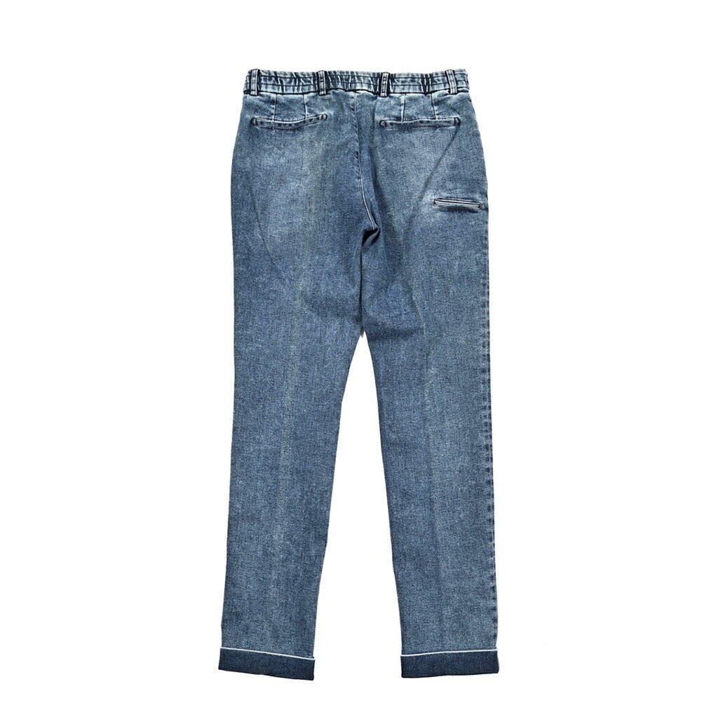 SALE｜BERWICH "YRETRO" ストレッチデニム ノータックスリムパンツ(デニスラ)｜424932 - 46｜GUARDAROBA MILANO OFFICIAL STORE