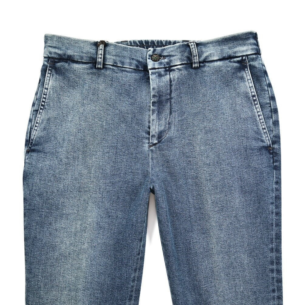 SALE｜BERWICH "YRETRO" ストレッチデニム ノータックスリムパンツ(デニスラ)｜424932 - 46｜GUARDAROBA MILANO OFFICIAL STORE