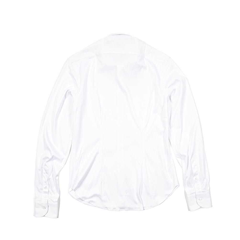 SALE｜ORIAN Fluid evolution ストレッチコットンジャージー ホリゾンタルカラードレスシャツ｜420515 - 38｜GUARDAROBA MILANO OFFICIAL STORE