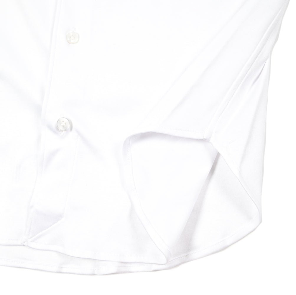 SALE｜ORIAN Fluid evolution ストレッチコットンジャージー ホリゾンタルカラードレスシャツ｜420515 - 38｜GUARDAROBA MILANO OFFICIAL STORE