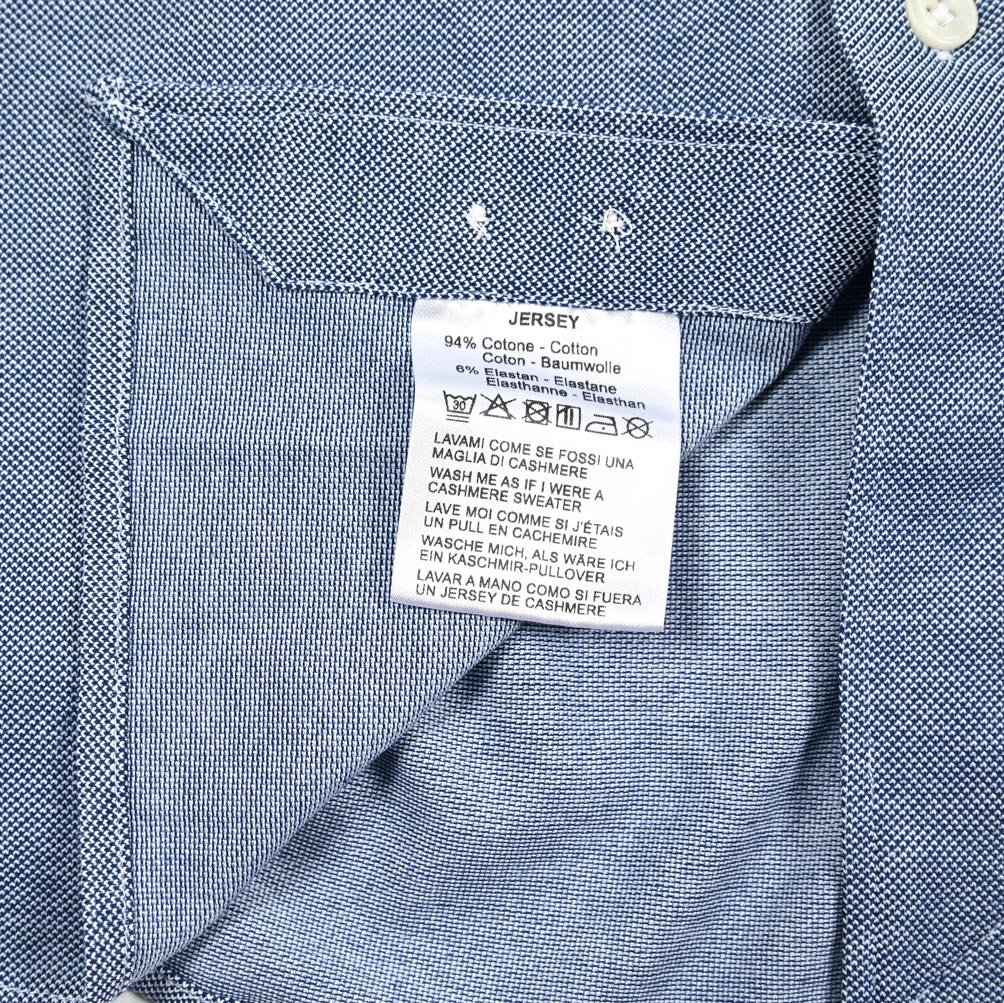 SALE｜ORIAN Fluid evolution ストレッチコットンジャージー ホリゾンタルカラードレスシャツ｜420607 - 39｜GUARDAROBA MILANO OFFICIAL STORE