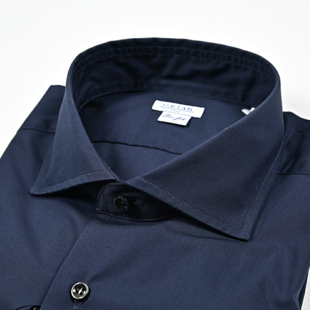ORIAN SLIM FIT コットン100% ホリゾンタルカラードレスシャツ｜420571 - 38｜GUARDAROBA MILANO OFFICIAL STORE