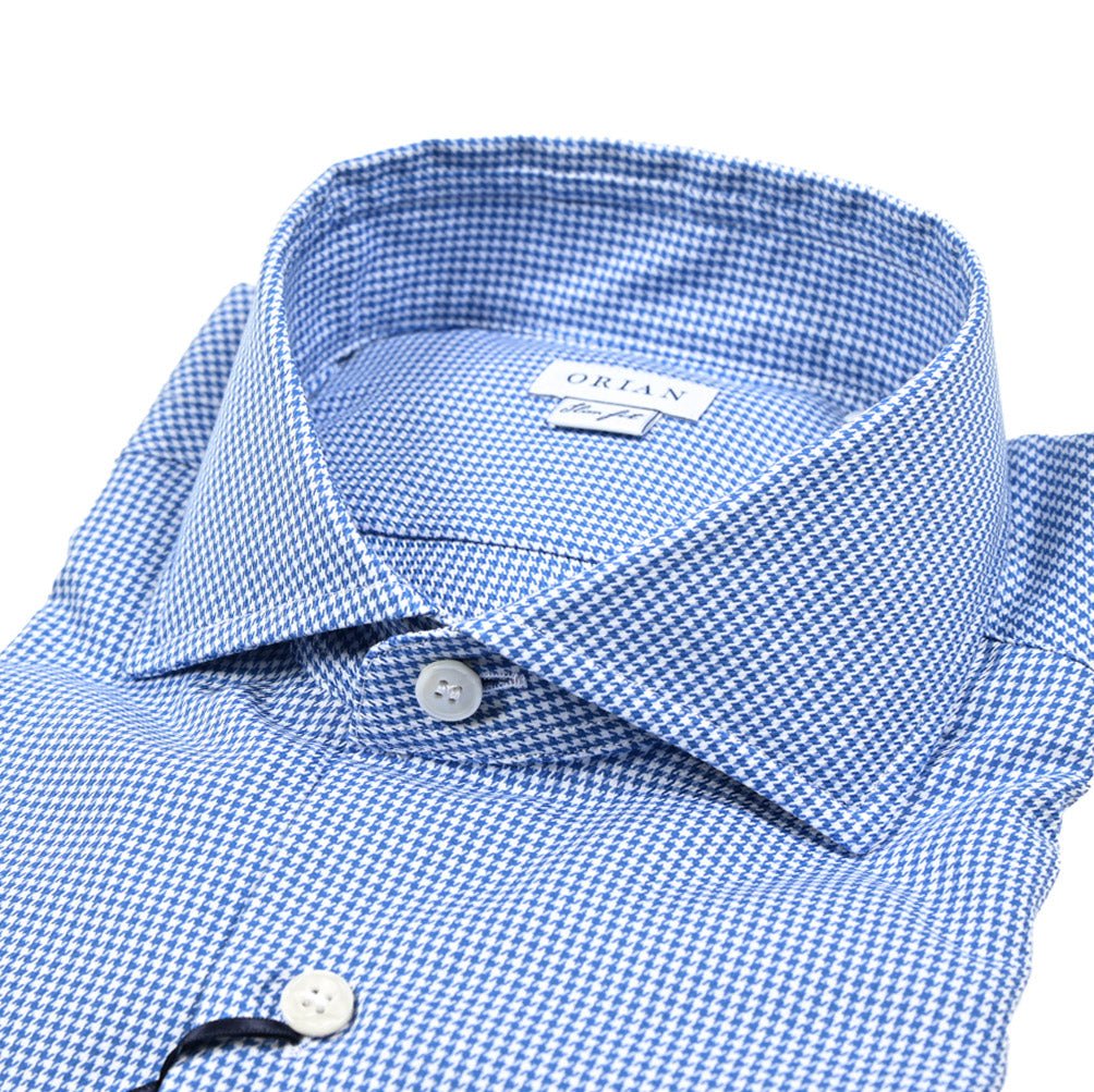 ORIAN SLIM FIT コットン100% ホリゾンタルカラーシャツ｜420742 - 38｜GUARDAROBA MILANO OFFICIAL STORE