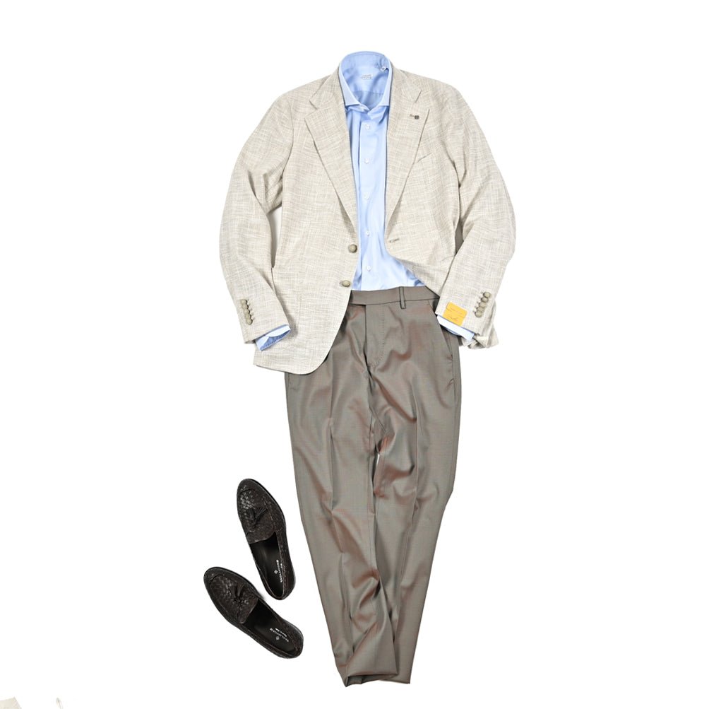 SALE｜ORIAN SLIM FIT コットン100% ホリゾンタルカラードレスシャツ｜420780 - 38｜GUARDAROBA MILANO OFFICIAL STORE