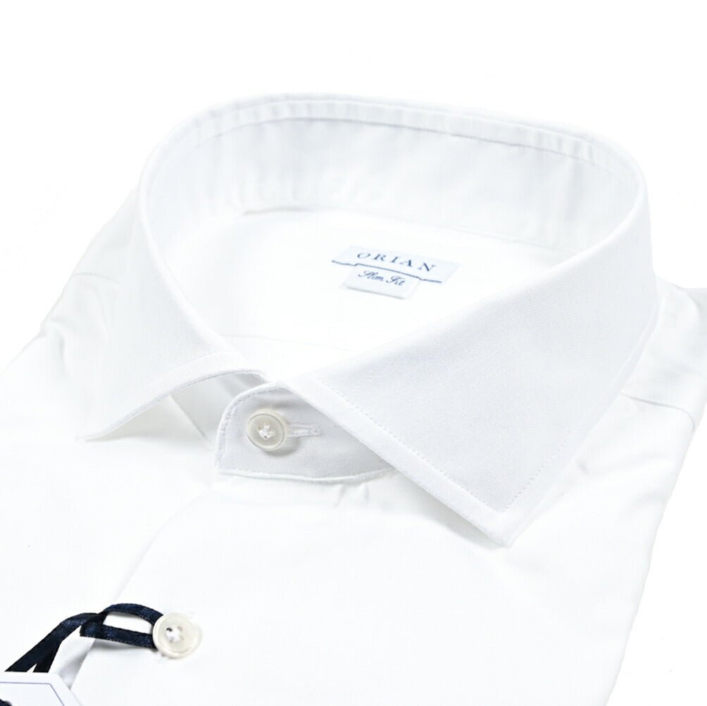 ORIAN SLIM FIT コットン100% ホリゾンタルカラーシャツ｜421043 - 37｜GUARDAROBA MILANO OFFICIAL STORE