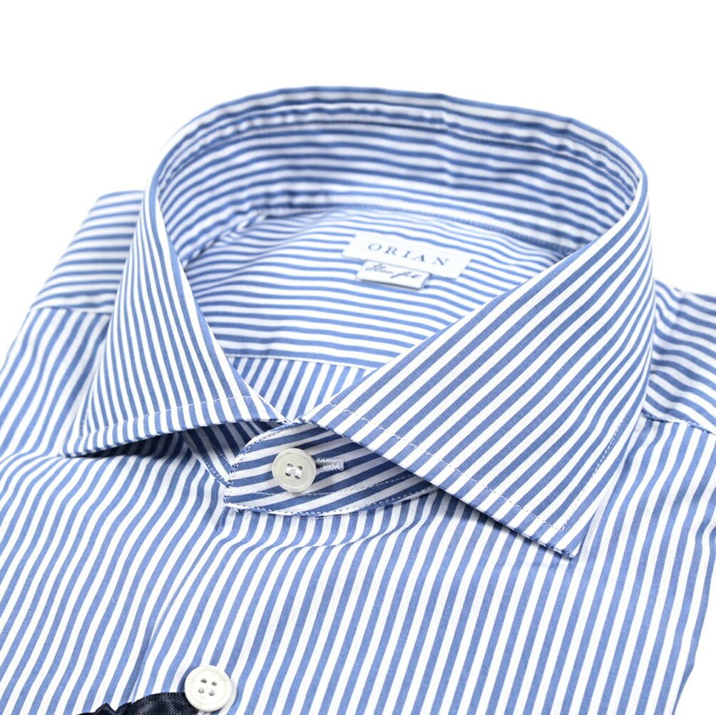 ORIAN SLIM FIT ドレスシャツワイシャツホリゾンタルカラーコットン100%｜420634 - 39｜GUARDAROBA MILANO OFFICIAL STORE