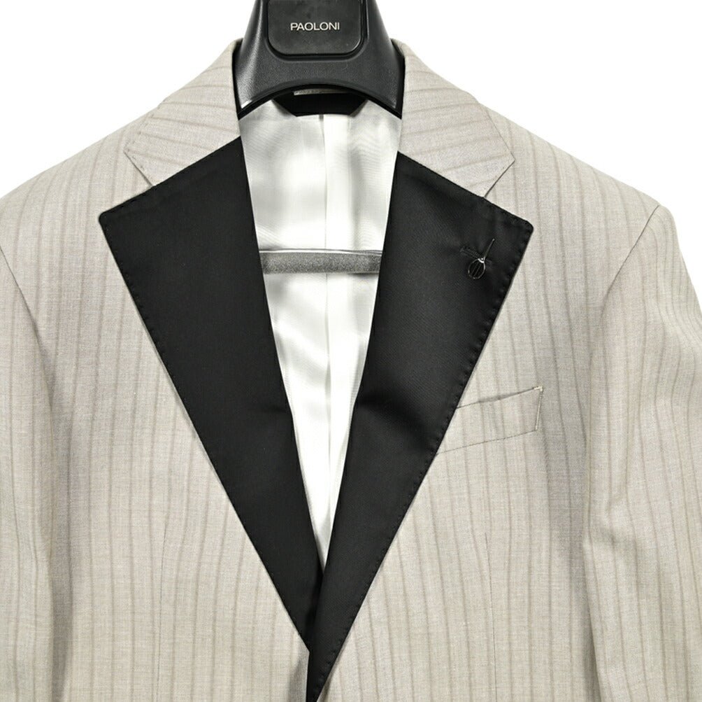 SALE｜PAOLONI ストレッチウール 2Bシングルタキシードスーツ｜418695｜GUARDAROBA MILANO OFFICIAL STORE