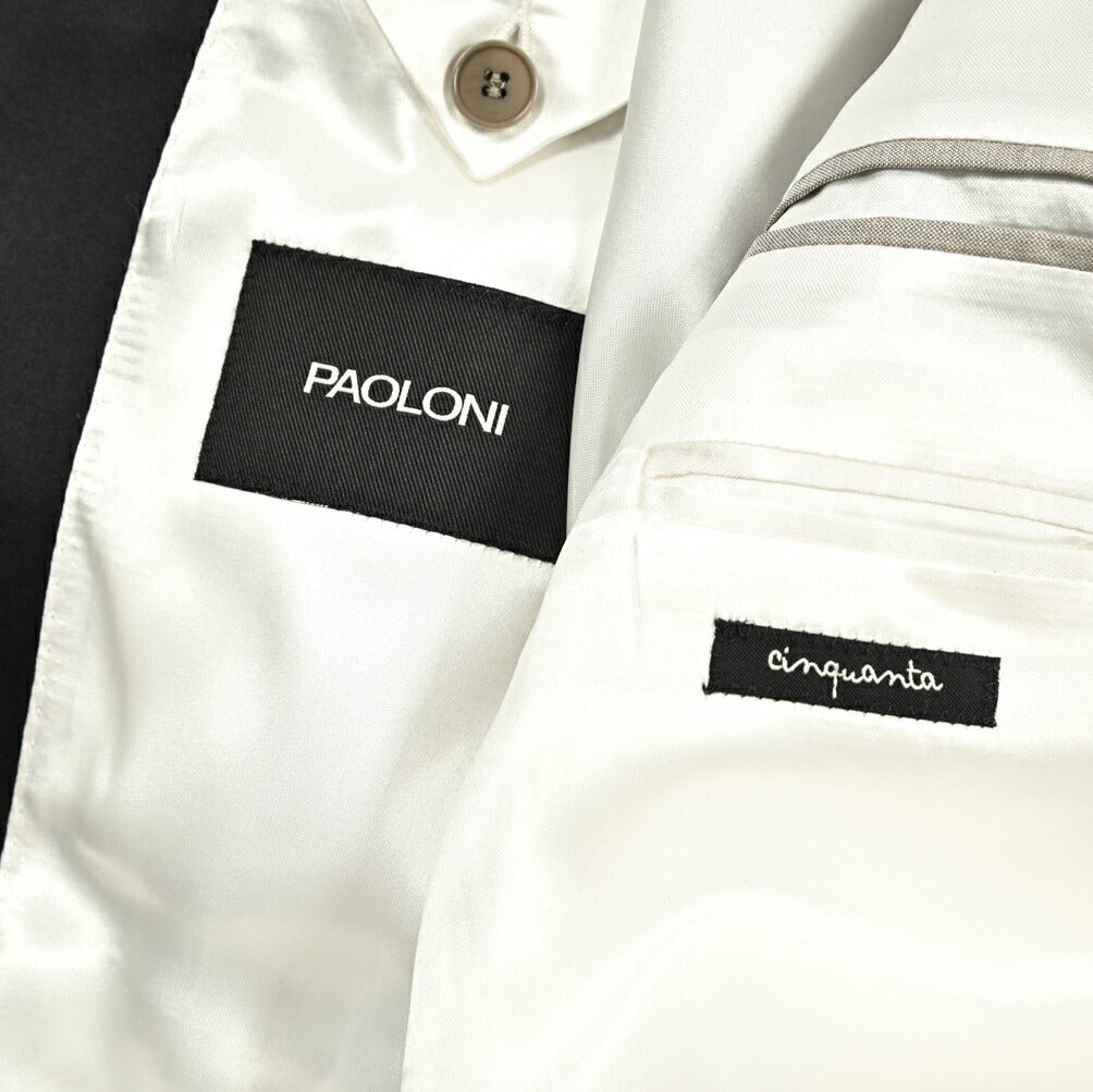 SALE｜PAOLONI ストレッチウール 2Bシングルタキシードスーツ｜418695｜GUARDAROBA MILANO OFFICIAL STORE