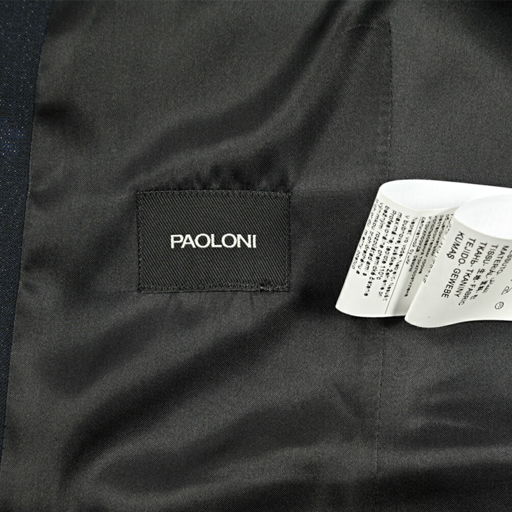 SALE｜PAOLONI ウールシルク 5Bシングルジレ(ベスト)｜418719｜GUARDAROBA MILANO OFFICIAL STORE