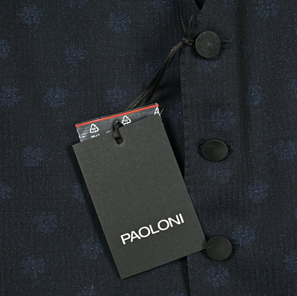 SALE｜PAOLONI ウールシルク 5Bシングルジレ(ベスト)｜418719｜GUARDAROBA MILANO OFFICIAL STORE