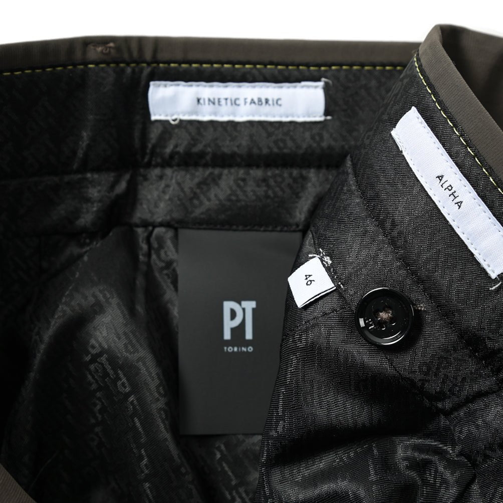 SALE｜PT TORINO Active "ALPHA" 高機能ストレッチナイロン ノータックスラックス｜391052-D-50｜GUARDAROBA MILANO OFFICIAL STORE